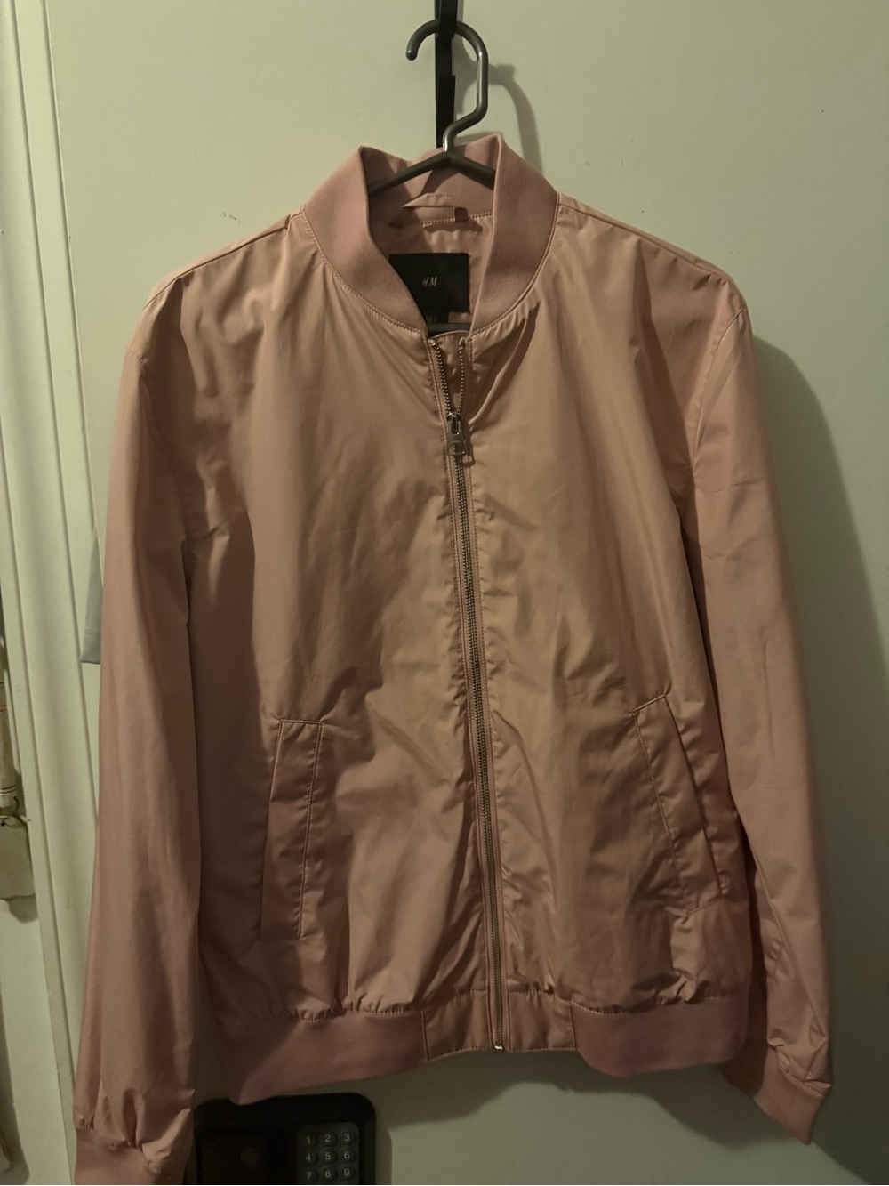 Dusty Pink Bomber Jacket